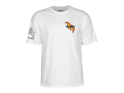 Powell Peralta - Tommy Guerrero Flaming Dagger T-Shirt - White