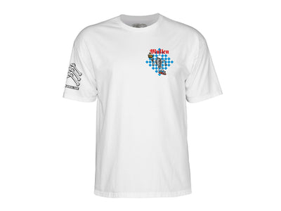 Powell Peralta - Rodney Mullen Chess Board T-Shirt - White