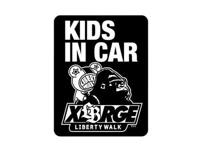 X-Large x Liberty Walk - Kids In The Car Sticker