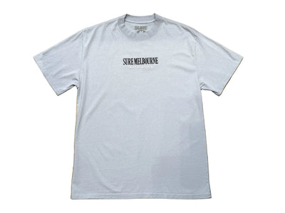 Sure - Authentics Embroidered Heavyweight T-Shirt - Faded Powder / Black