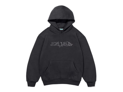 Ichpig - Distort Pullcord Hood - Vintage Black