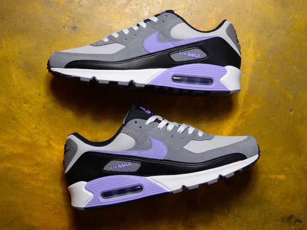 Nike air max 90 purple deals and black