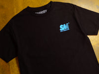 SM T-Shirt - Black / Cyan