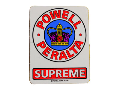Powell Peralta Supreme Sticker - 3.25"