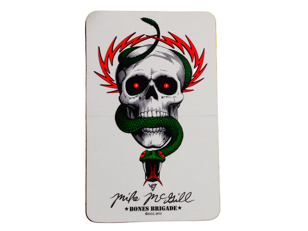 Mike McGill Skull & Snake Sticker – THE SURE STORE