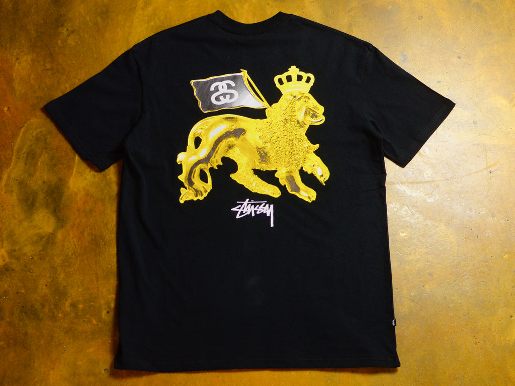 Gold Lion T-Shirt - Black
