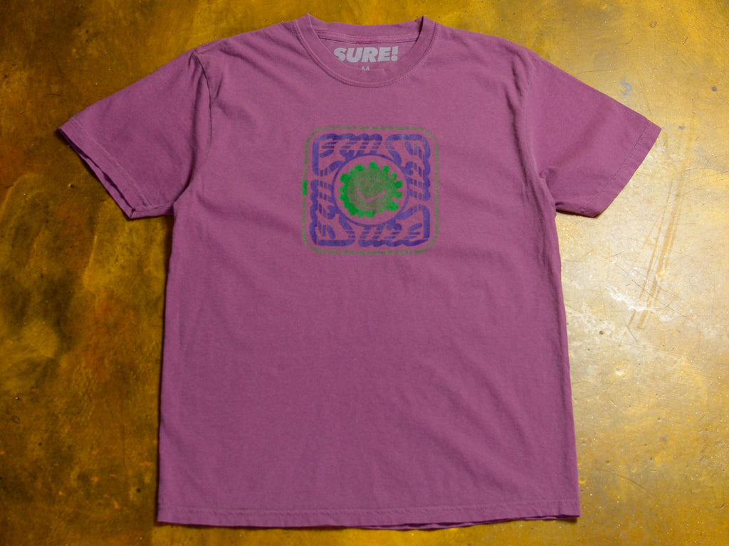 Mansfield Square T-Shirt - Berry / Forest