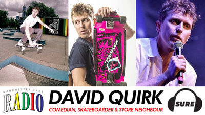 DAVID QUIRK IS ON OUR NEW PODCAST!
