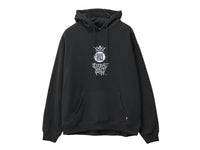 Crown Dot Hooded Fleece - Black