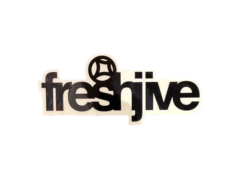 Vintage Logo Sticker - Black