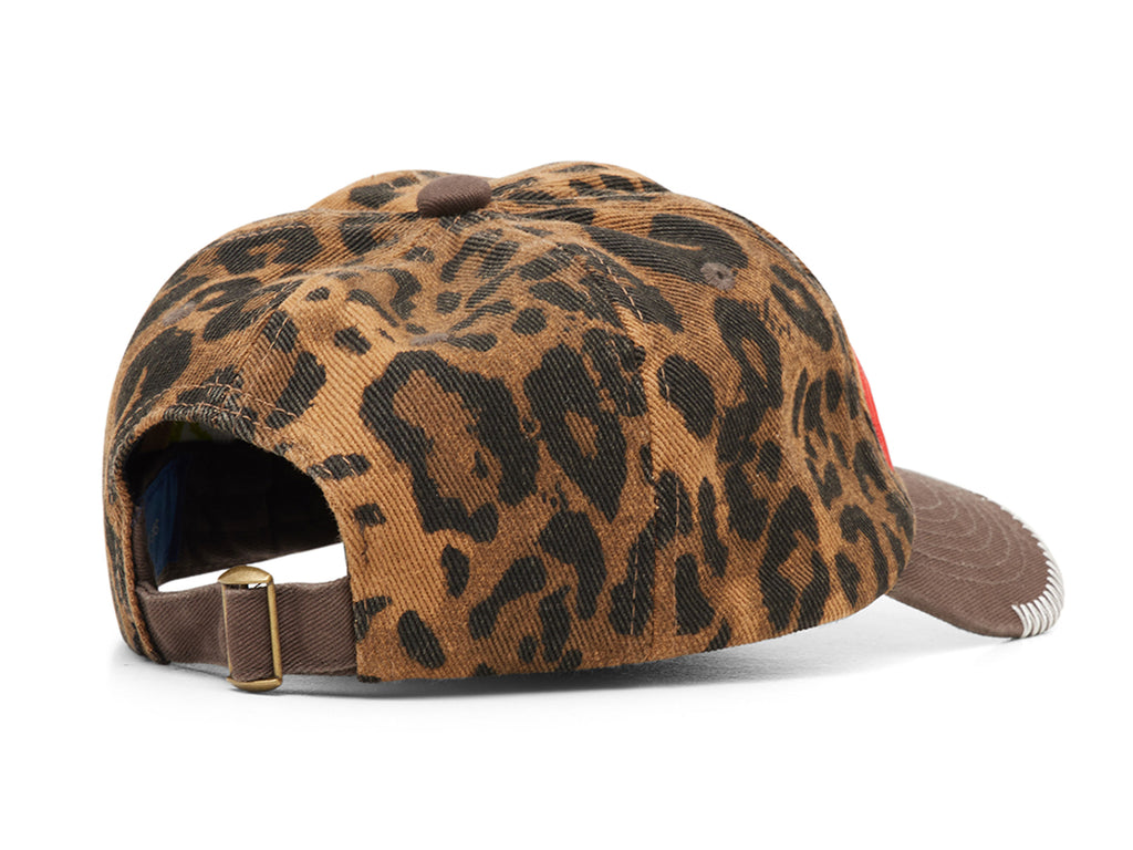 Leopard Strapback Cap - Brown