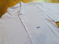 Card Check Short Sleeve Shirt - Pink