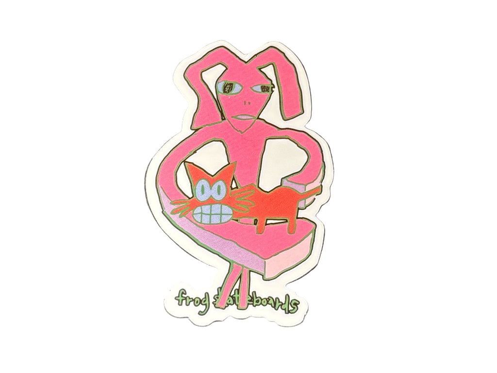 Pat G. Red Cat PTG Sticker
