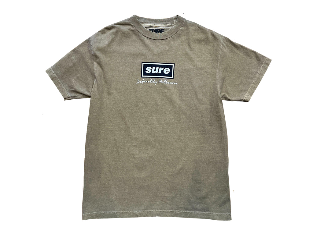 Definitely Melbourne T-Shirt - Faded Army