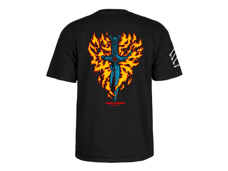 Powell Peralta - Tommy Guerrero Flaming Dagger T-Shirt - Black