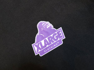 Slanted T-Shirt - Black / Purple