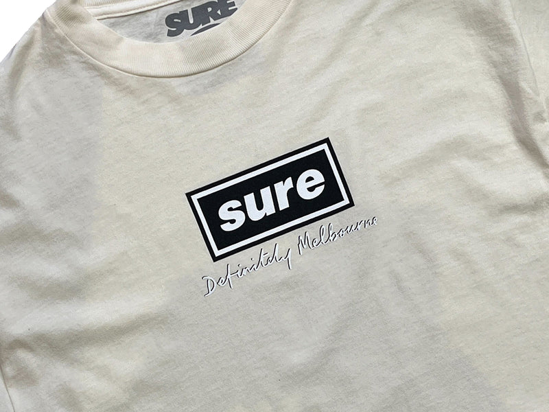 Definitely Melbourne T-Shirt - Faded Cream