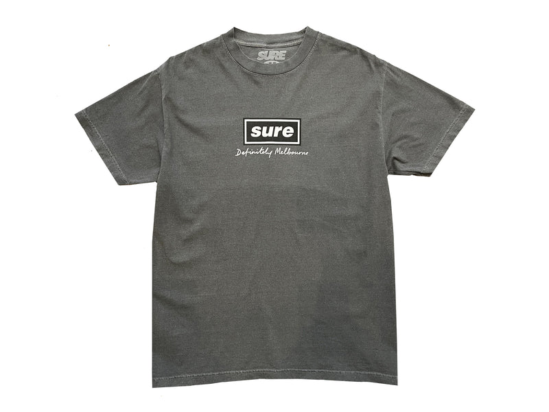 Definitely Melbourne T-Shirt - Faded Black