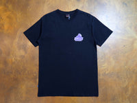 Slanted T-Shirt - Black / Purple