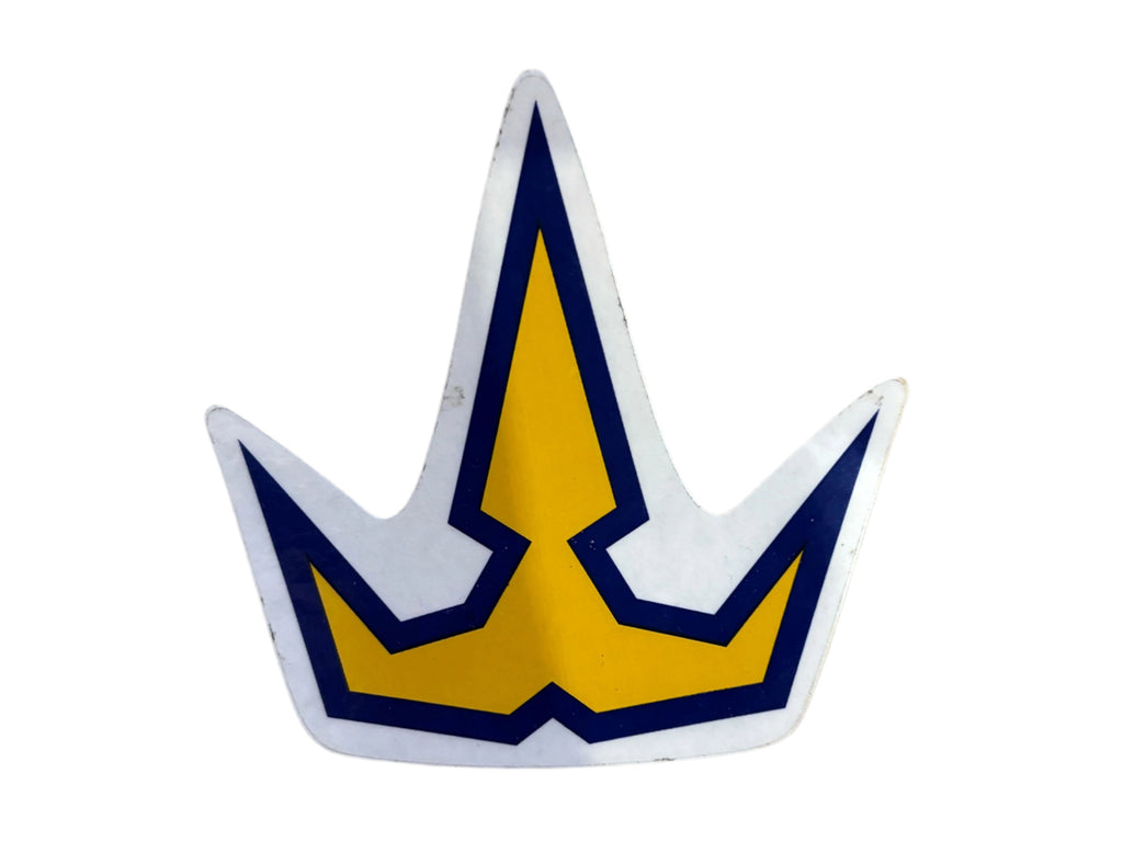 Vintage Logo Sticker - Navy / Yellow