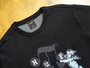 Song Intarsia Sweater - Black