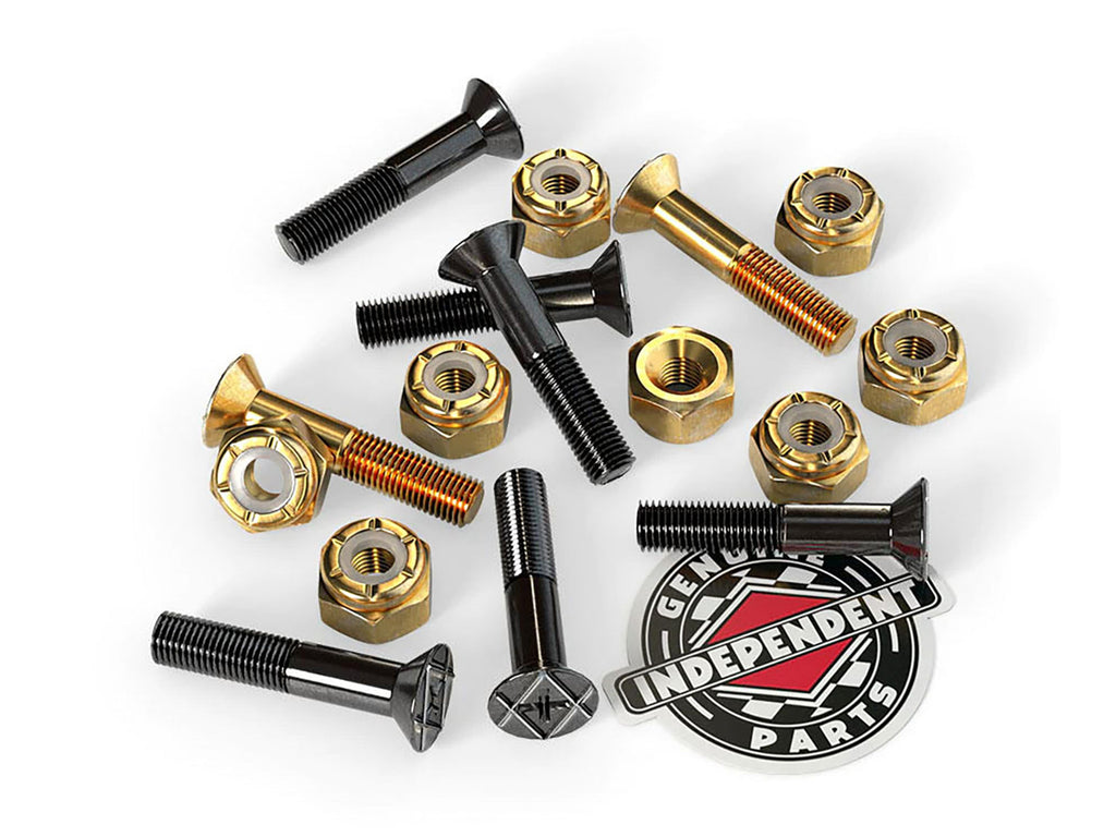 Phillips Bolts Black / Gold - 7/8 inch