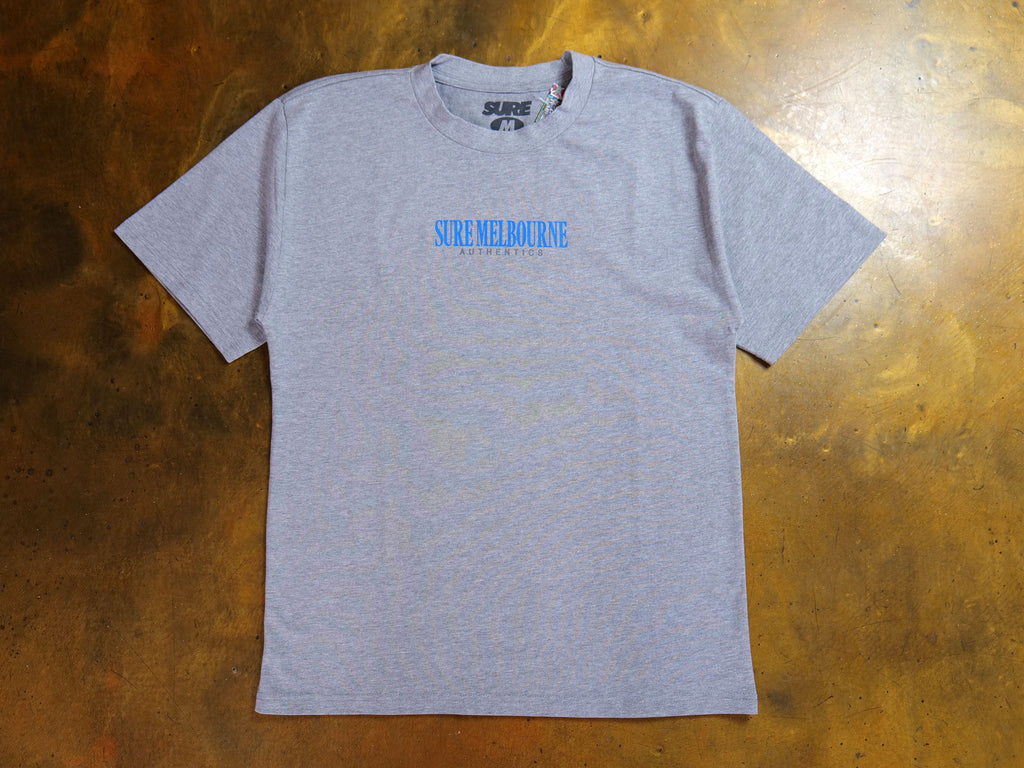 Little Lonsdale St. Heavyweight T-Shirt - Athletic Heather / Blue