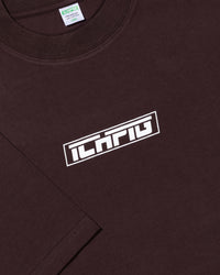 Strike Logo T-Shirt - Espresso / White