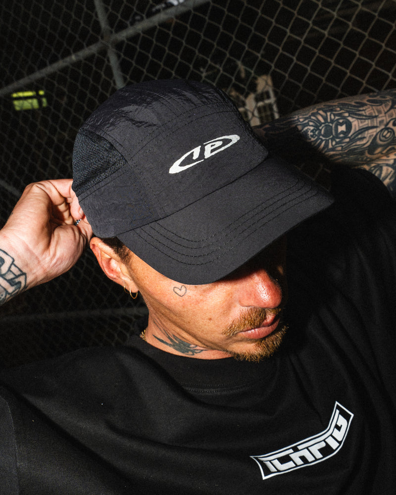 Optic Mesh Panel Cap - Black