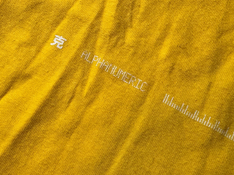 Vintage Geometry T-Shirt - Yellow