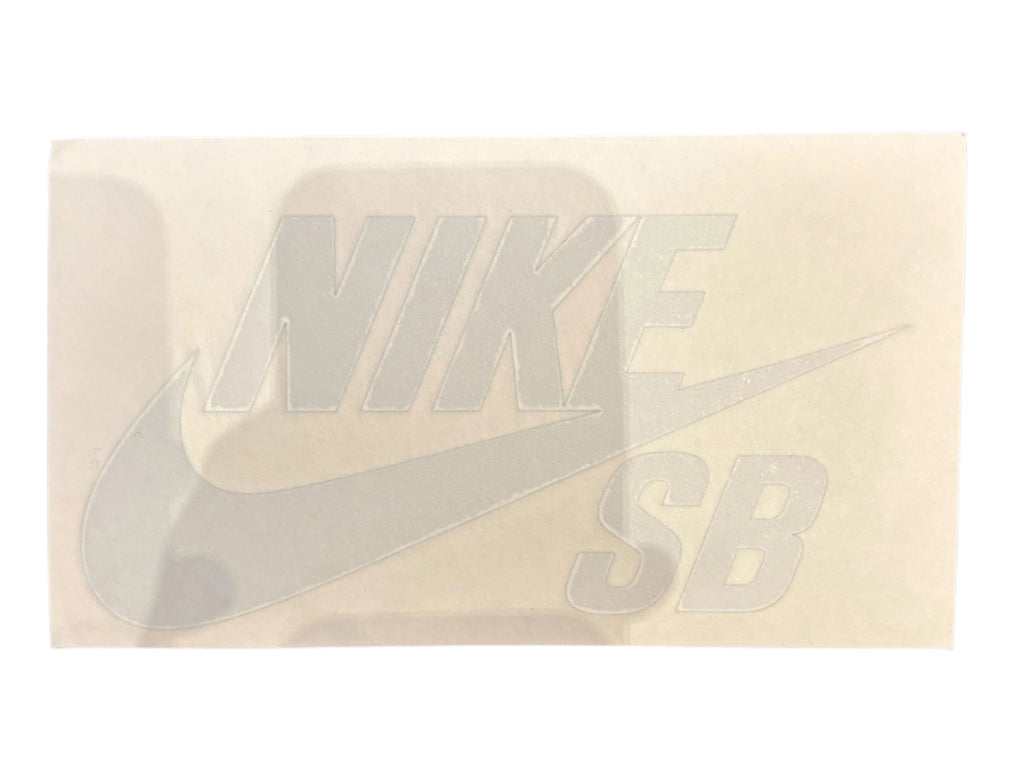 Vintage Nike SB Decal Large Sticker - White