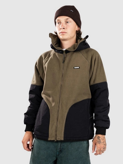 Strike Face-Guard Visor Jacket - Jungle Blaze