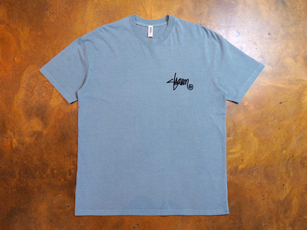 Shawn Script T-Shirt - Washed Sage