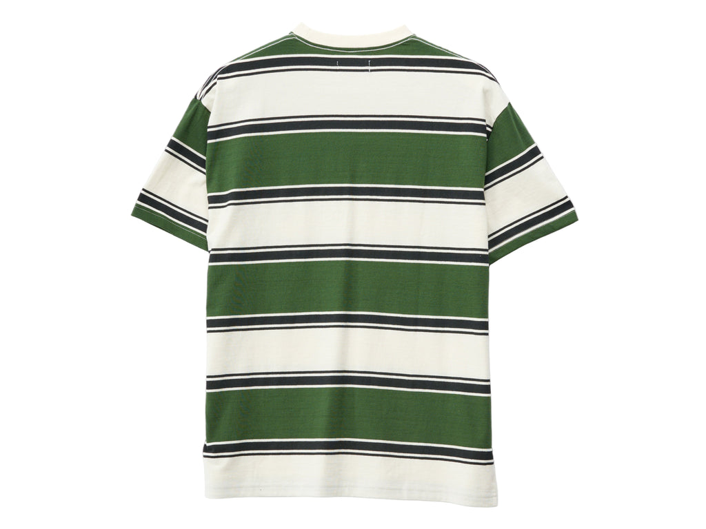 91 Pocket Stripe T-Shirt - Forest