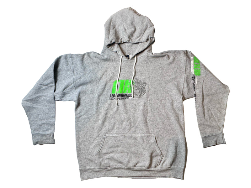 Vintage Pound Engine Hooded Fleece- Athletic Heather