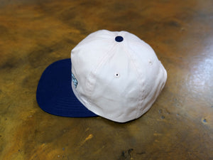 Around the World Snapback - Thrift White