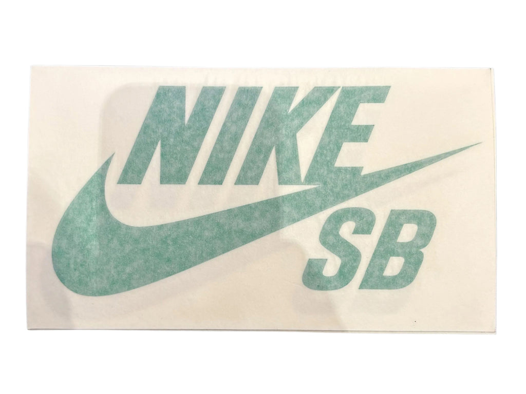Vintage Nike SB Decal Large Sticker - Green