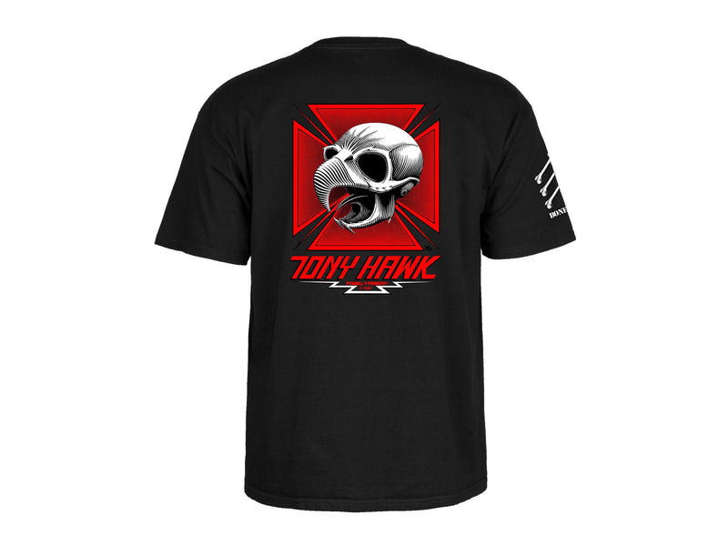 Powell Perala Tony Hawk Tシャツ XL Powell Peralta - Tony Hawk Skull T-Shirt - Black – THE SURE STORE