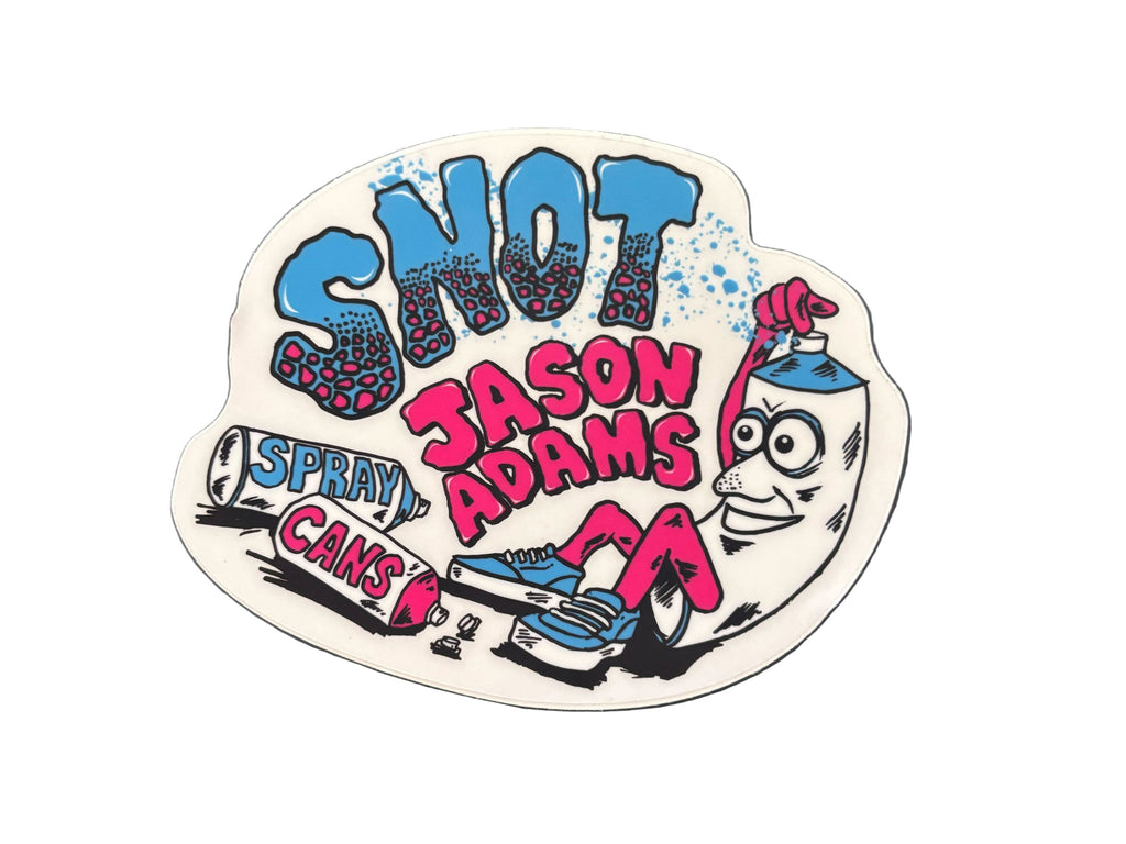 Jason Adams Sticker - Blue