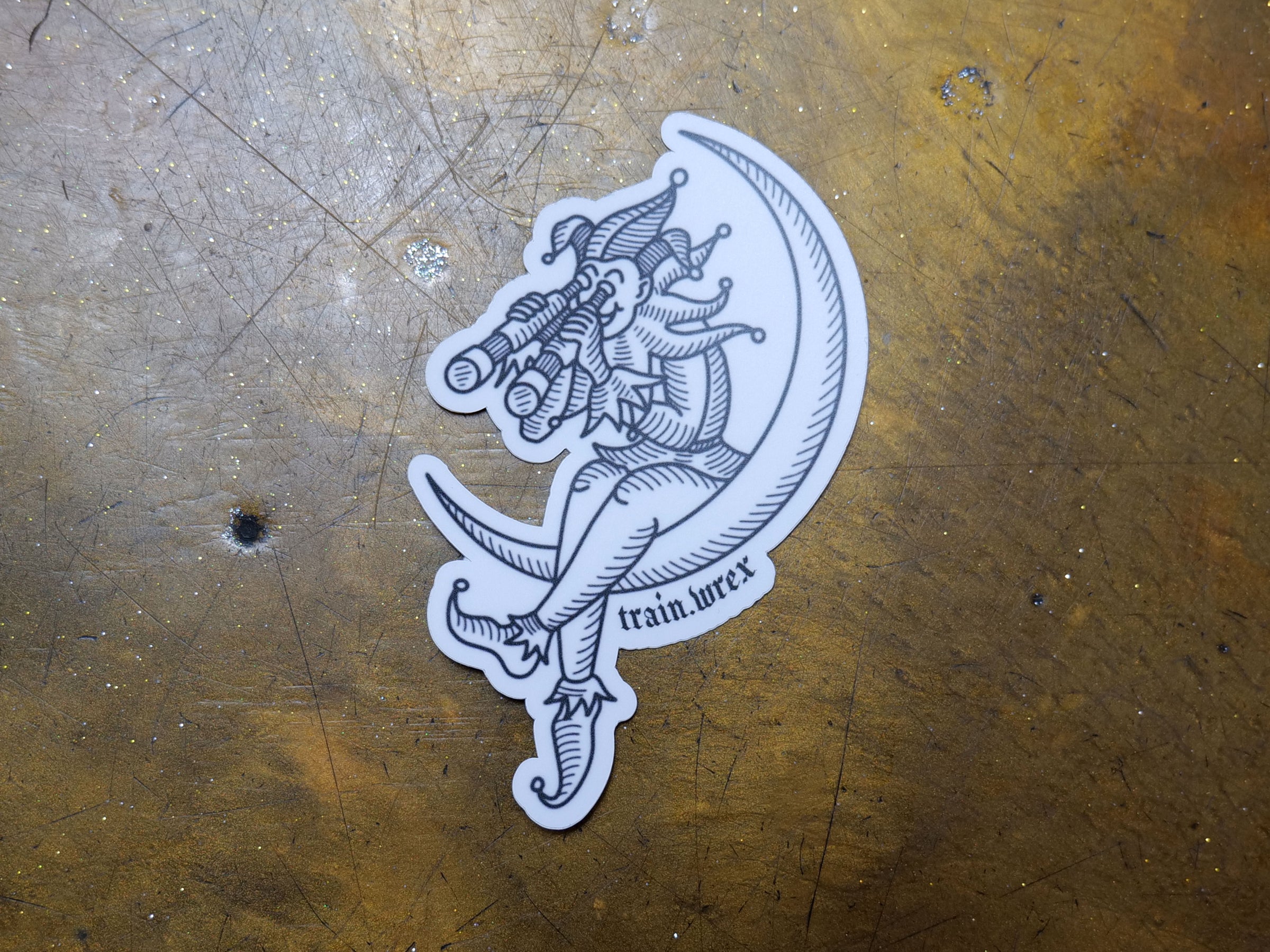 Rusty Jester Sticker Jester Sticker – THE SURE STORE