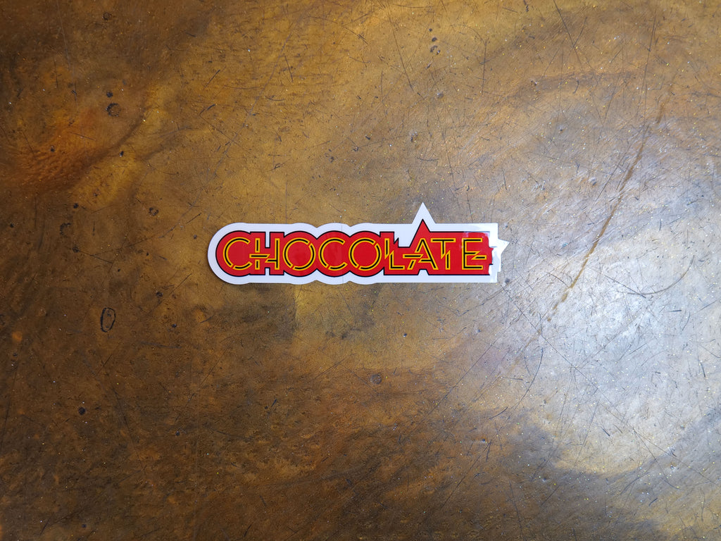 Chocolate Parliament Sticker - Red / Gold