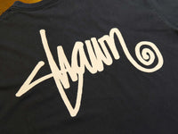 Shawn Script T-Shirt - Washed Navy