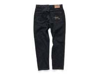 Emb Denim Standard Jean - Faded Black