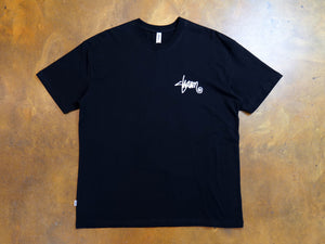 Roots Dot T-Shirt - Washed Black