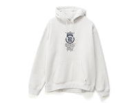 Crown Dot Hooded Fleece - Silver