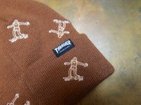 Thrasher Gonz Pattern Beanie - Brown