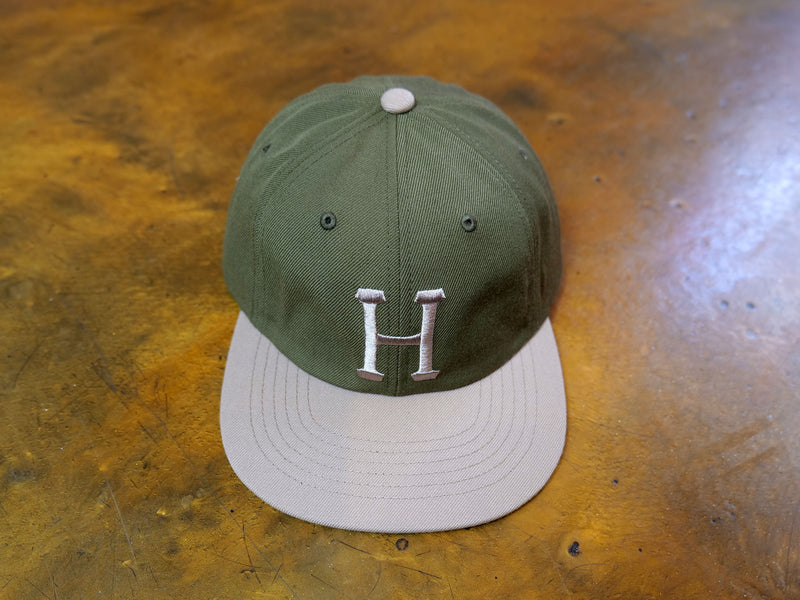 Huf Set Classic H 6 Panel Hat - Olive