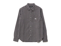 Script Check Shirt - Black