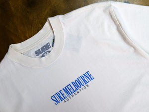 Little Lonsdale St. Heavyweight T-Shirt - Faded Ecru / Blue