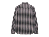 Script Check Shirt - Black